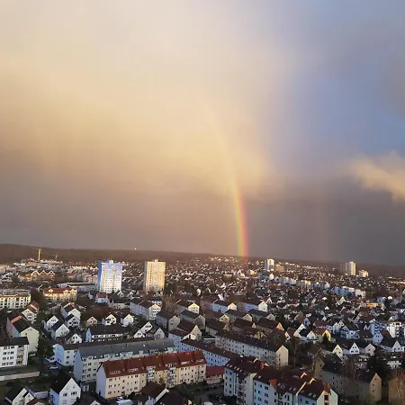 Skyline-aussicht Und Fantastische Sonnenuntergaenge Apartment